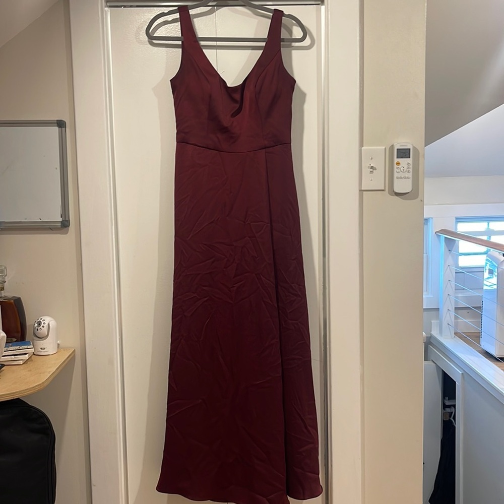 Celebrate marooon bridal gown, Size 6